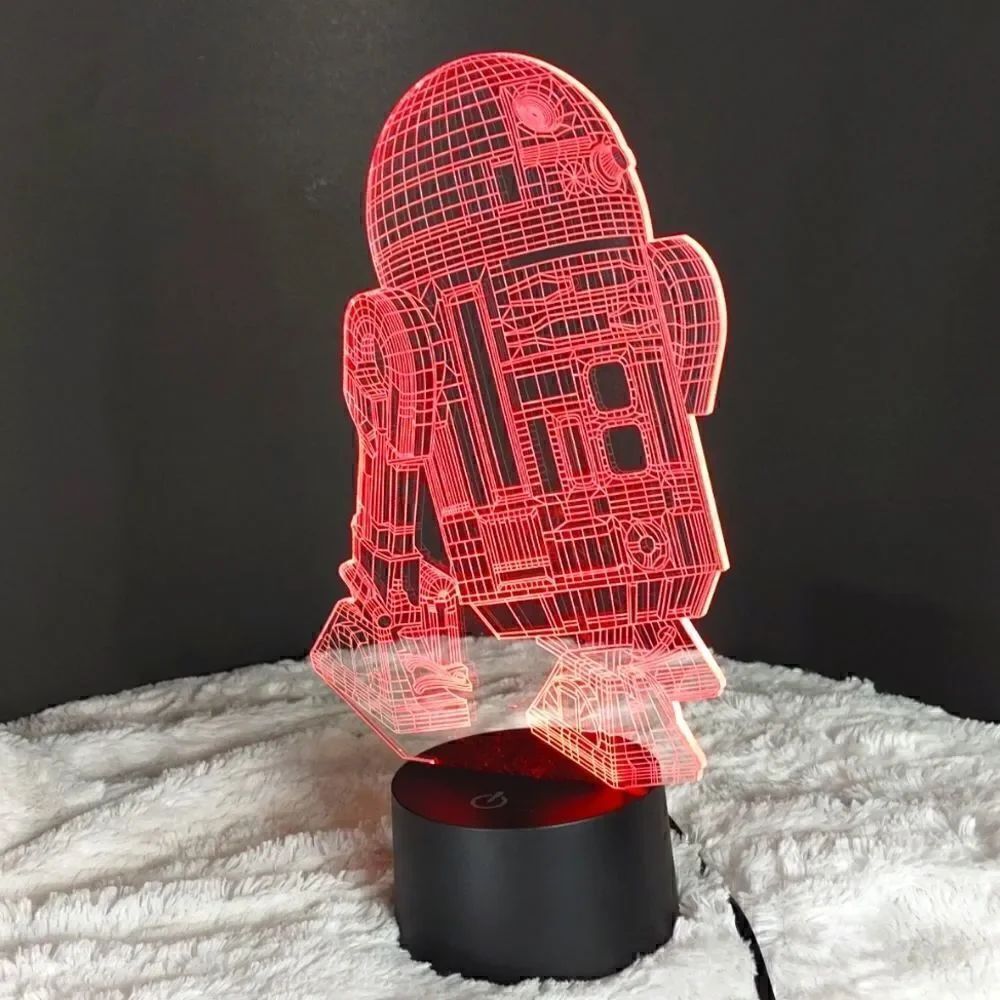 Star Wars R2-D2 3D Illusion Lamp